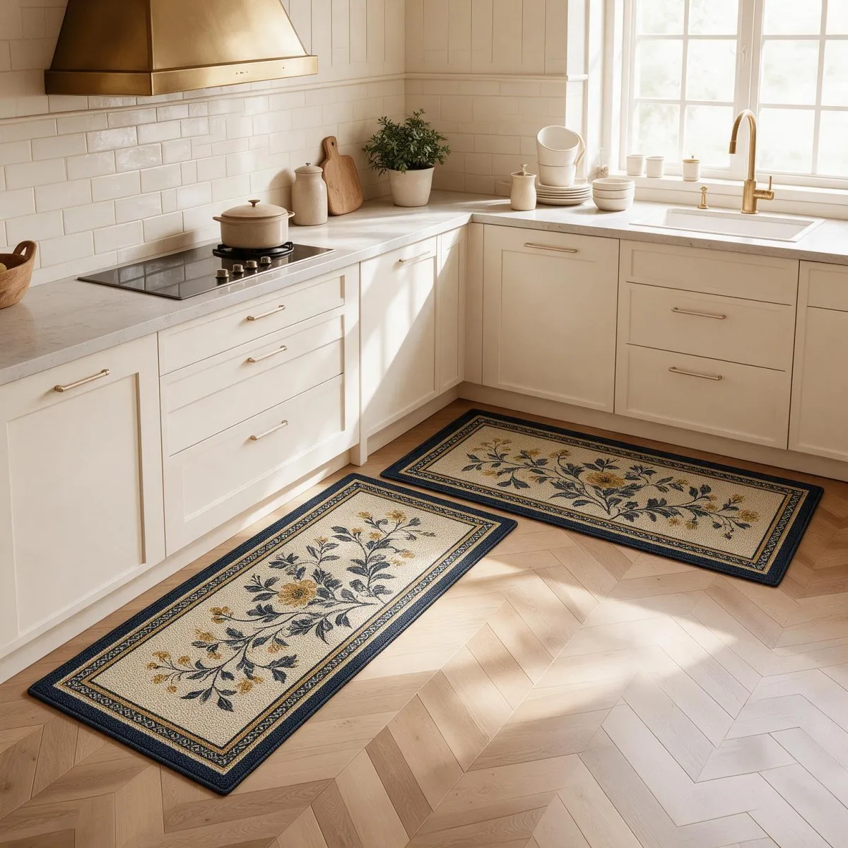 Tappetino assorbente per pavimenti da cucina, realizzato con fango di diatomee e uno spesso strato protettivo in gomma antiscivolo, disponibile in versione lunga o quadrata, ideale per cucina, bagno,