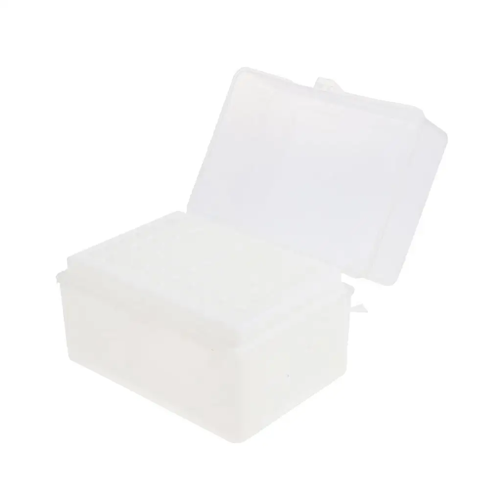 Laboratory Rectangular 60 Positions 1000uL Pipette Pipettor Tip Holder Box