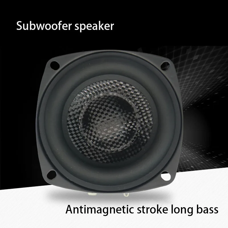 25~40W 3 Inch Speaker Unit 4~8ohm Woofer Subwoofer Speaker Bass Hifi LoudSpeaker Units Glass Fiber Woven Basin Low Frequency