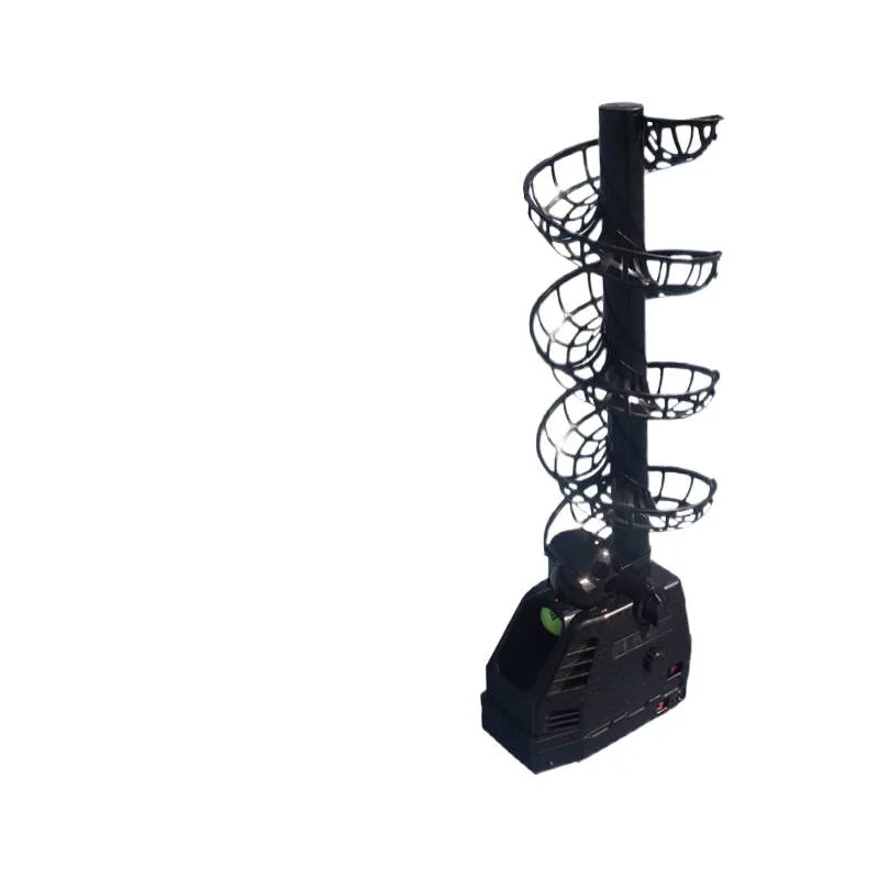 Tennis throwing machine, self-service single belt catch swing practitioner c