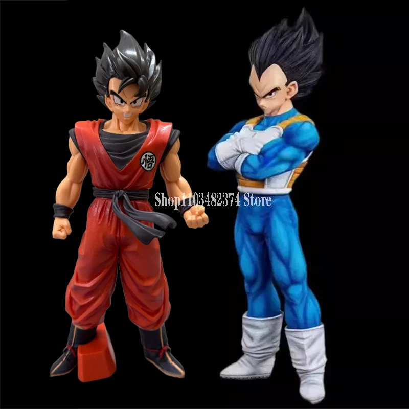 

Anime Dragon Ball goku Figures kaiouken Gk Fighting Majin Vegeta Figure Standing Statue PVC Collection Model Toys Children Gift