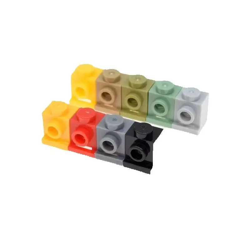 10개 4070 1x1 헤드라이트 포함 블록 조립 액세서리 브릭 DIY 예비 부품 장난감과 호환