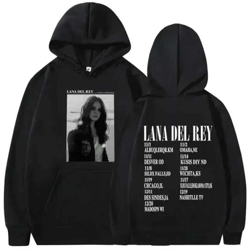 Lana Del Rey hoodie music album Women Men fashion cotton sweatshirt print oversized pullover hoodies female winter top clothing