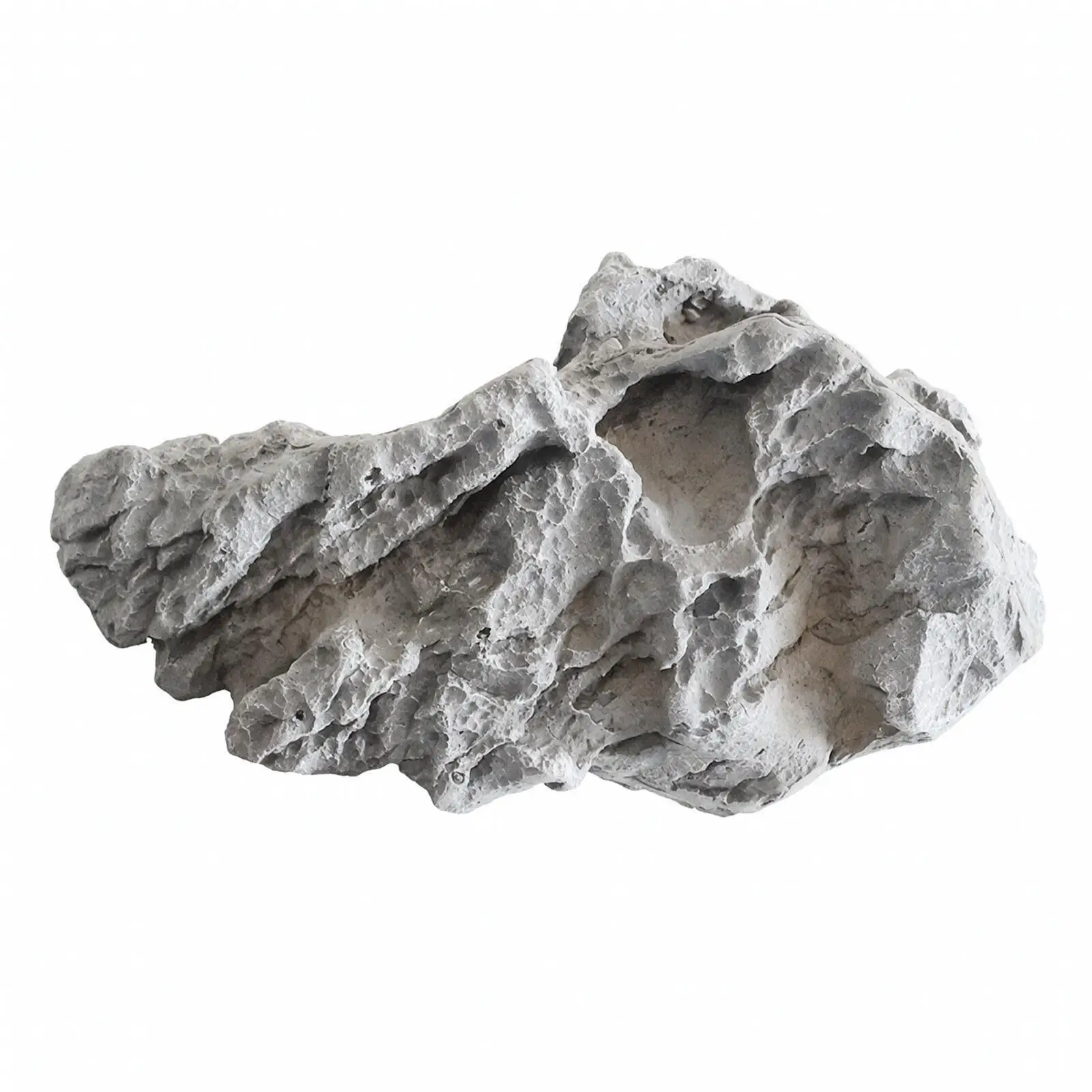 Lightweight Hanging Stone Landscape Polyurethane Fake Rock Ornament Realistic Texture for Indoor Outdoor Water Garden Window