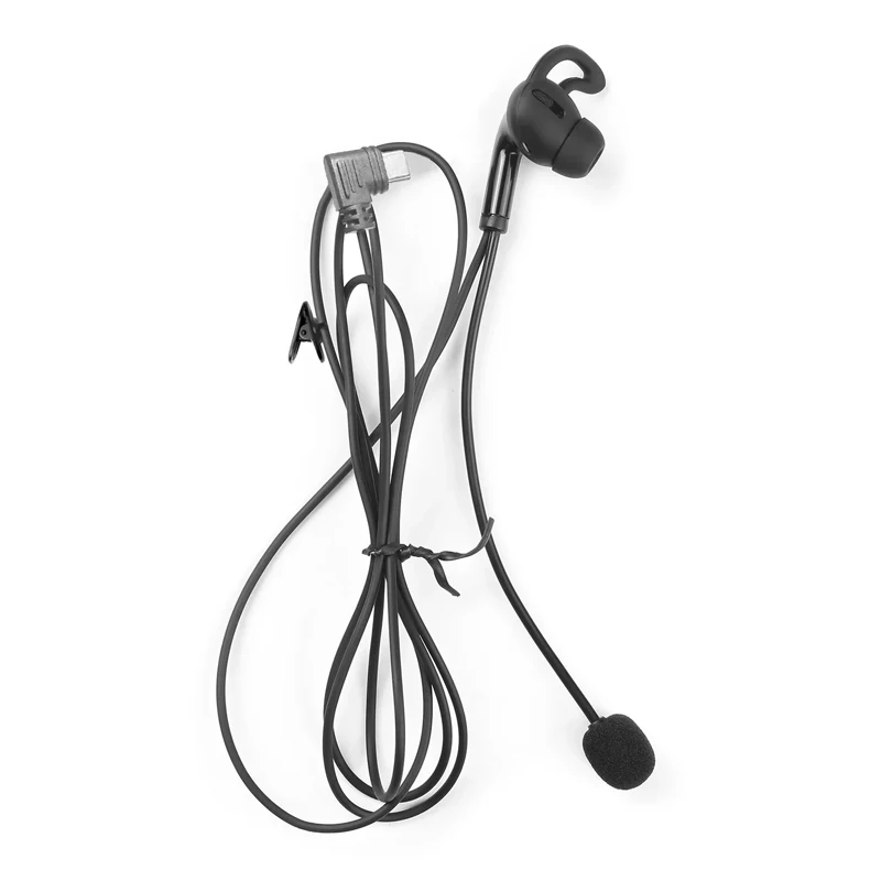 EJEAS-Fone de ouvido intra-auricular tipo C para EJEAS, V6C Pro, V4C Plus, capacete de motocicleta, braçadeira opcional, original, 1pc