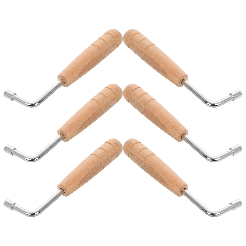 

6 Pcs String Tuning Wrench Harp Accessories Lyre Tuner Lever Tool Hammer Accessory Instrument