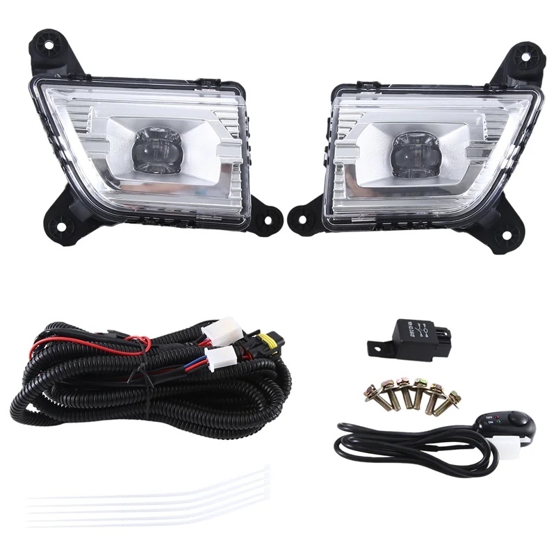 

Premium 1 Pair Car Fog / Driving Lamp Assembly For SILVERADO 1500 2500 3500 Parts LH+RH LED Fog Light 84509651 8450965