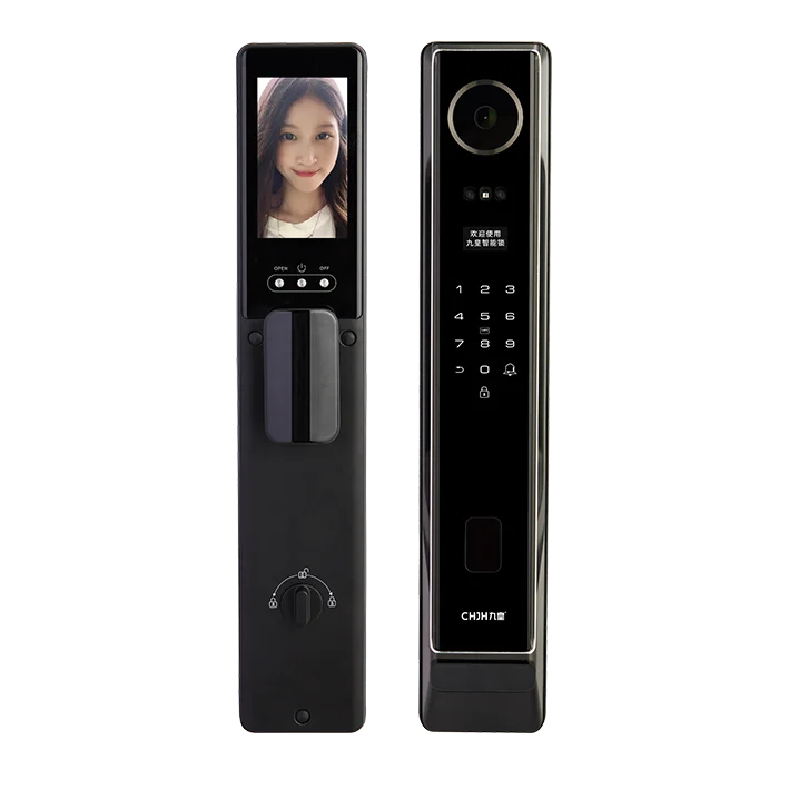 Modern Style Intelligent WiFi Connected Stainless Steel Door Lock Waterproof Exterior Smart Lock with Cloud Data Storage Options