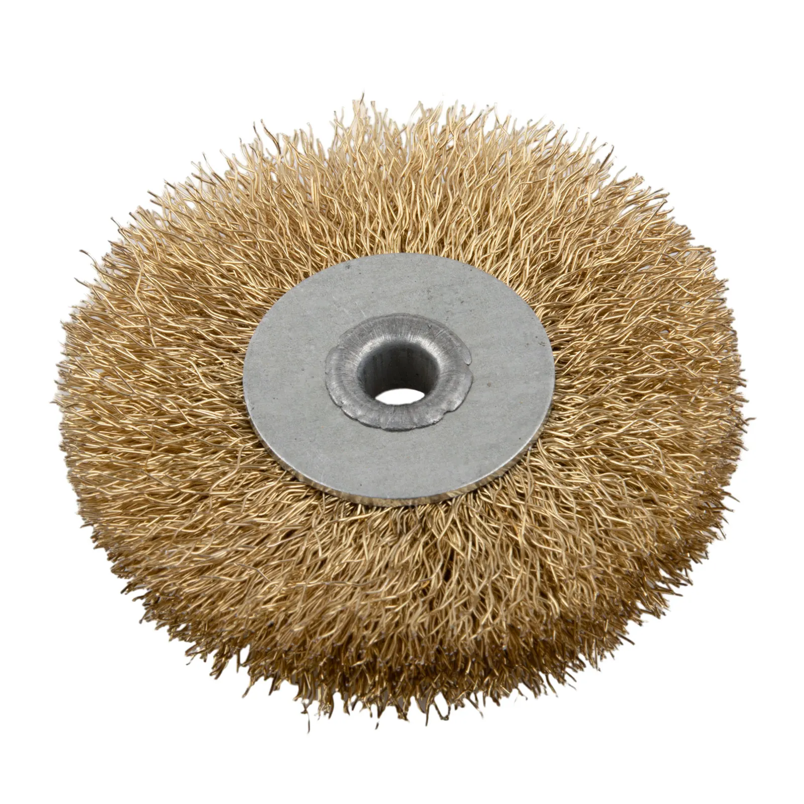 3inch Flat Crimped Stainless Steel Wire Wheel Brush Angle Grinder Accessories Rotary Tool For Deburring Rust Scale