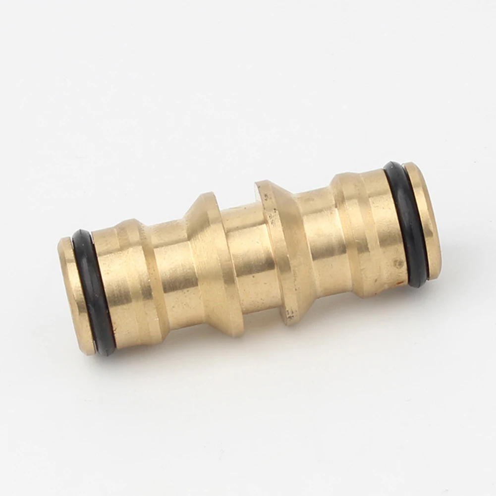 

2 Way Hose Connector Car Wash Coupler Extension Garden Irrigation Joiner Male Quick Joint Repair Replacement Tap