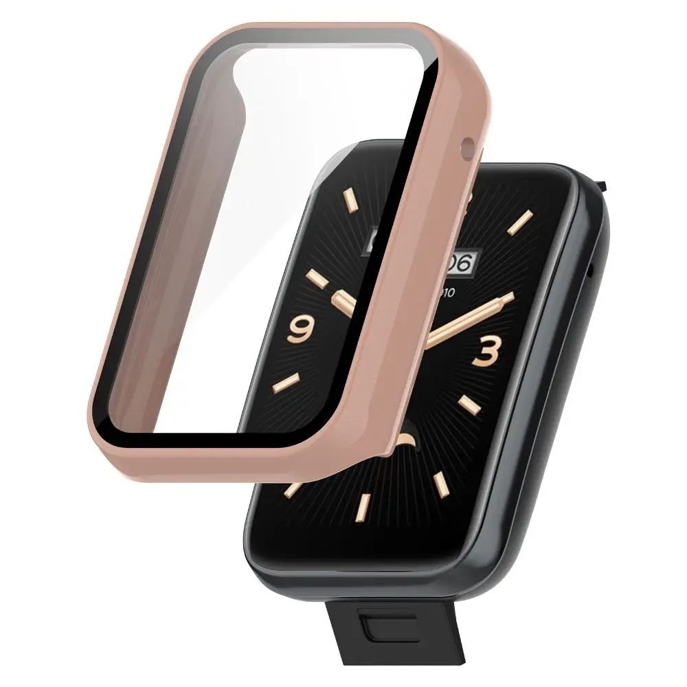 New Protective Tempered Glass Cover Hard PC Case For Xiaomi Mi Band 7 Pro Smart Watch Screen Protector Cover Accessories