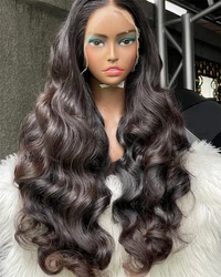 High Density Human Hair Wigs Loose Deep Wave Lace Frontal Wig 13x4 100% Natural Real Human Women Wigs 400% Thick Wig Sale Qearl