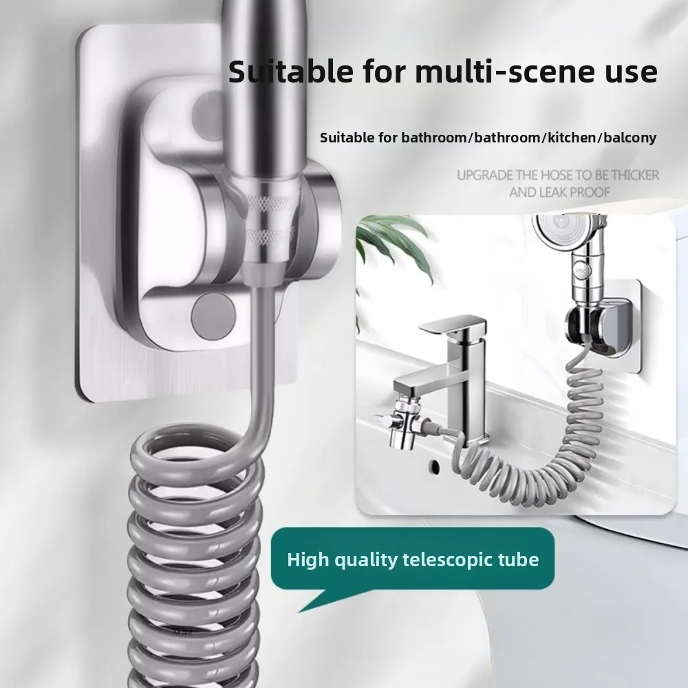 خرطوم زنبركي قابل للسحب ساخن طول خرطوم حديقة قابل للتمديد 2/3 متر مناسب لرؤوس الدش ومقاعد المرحاض وخراطيم أنابيب المياه