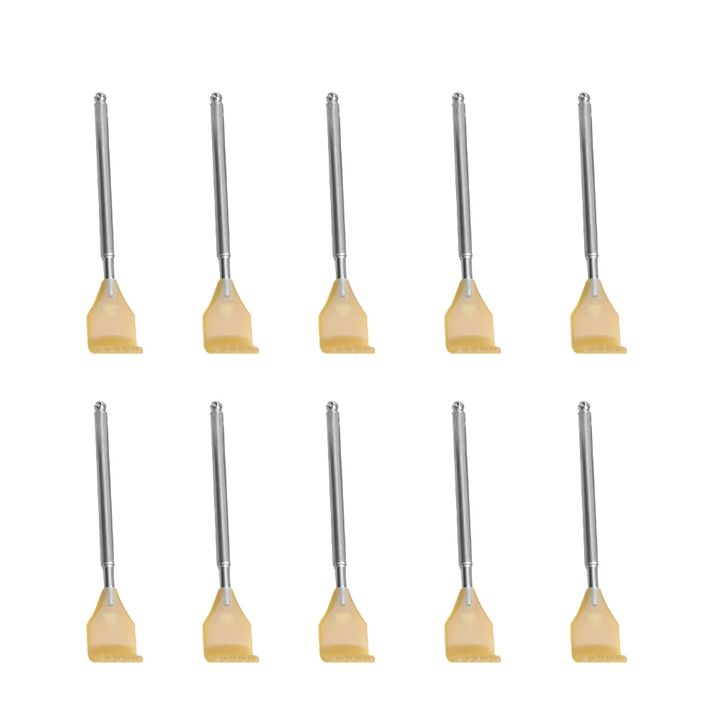 

10pcs Plastic Head Horn Back Scratcher Stainless Steel Adjustable Length Easy Grip Anti-Slip Stress Relief Relaxation Tool