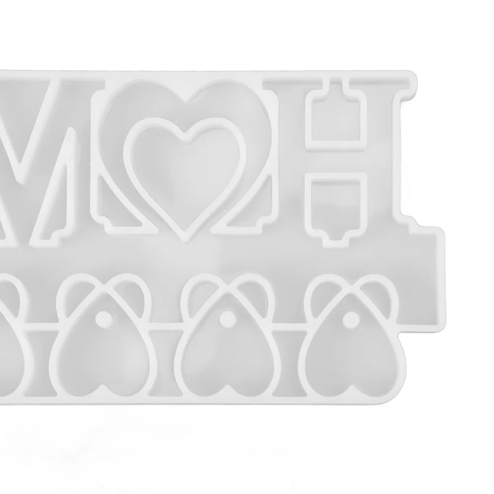 2Pcs Unique White Key Holder Mold Silicone Different Specifications Resin Casting Mold Silicone Mold Kit Wall Mounted