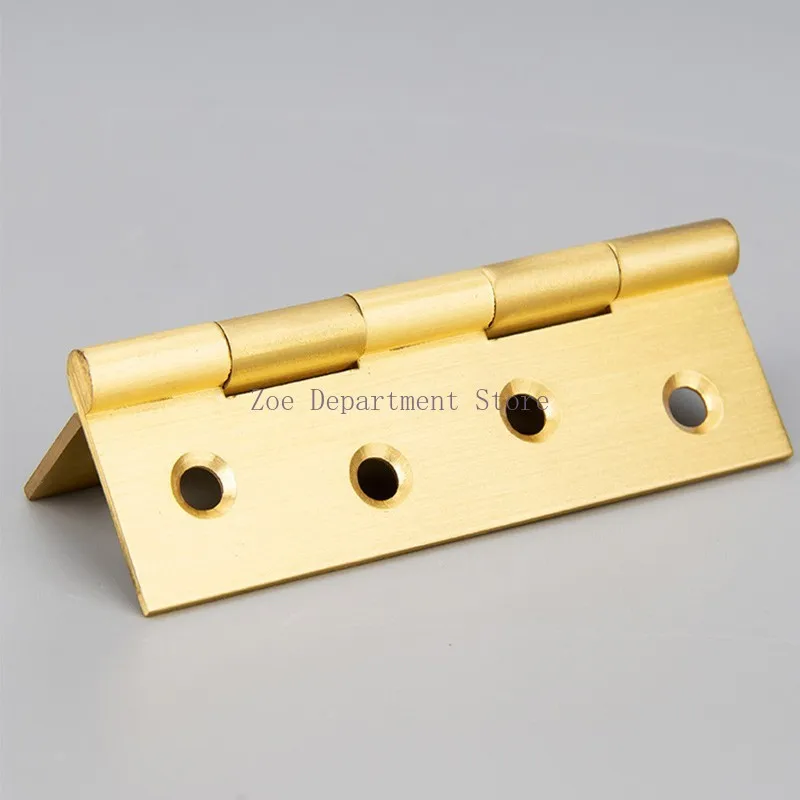 

10 шт./упак. Матовые и герметичные латунные петли для шкатулок, дверец кухонных шкафов, медные петли для маленьких коробок, изысканные петли