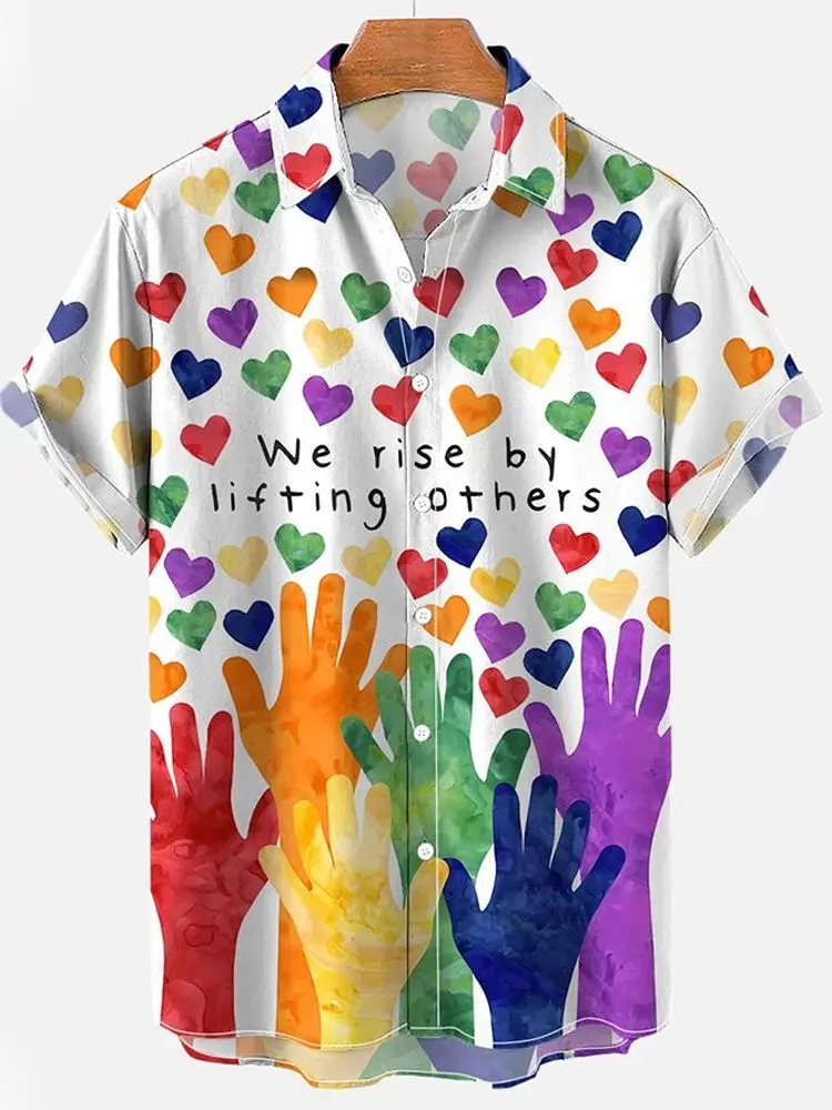 

Повседневный свободный лацкан с 3D принтом irt ort Sve Youth Faion с принтом, повседневный свободный крой и воротником для мужчин