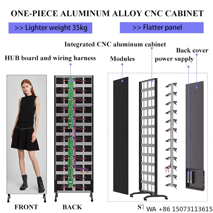 ป้าย LED ในอาคาร P1.86/P2 - จอแสดงผลวิดีโอแบบตั้งพื้นเคลื่อนย้ายได้รุ่นใหม่