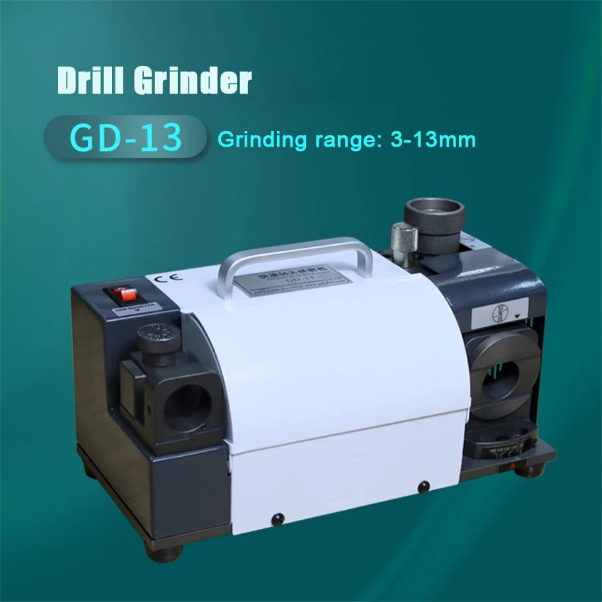 

GD-13 Electric Milling Cutter Grinder Drill Sharpener Sharpening Machine Drill Bit Grinding Machine 220V 120W 5500rpm 3-13mm