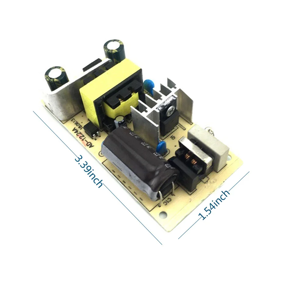 

DC 12V 5A Switching Power Supply Module AC-DC Power Supply Board AC100-240V to DC 12V Power Supply Module 99% Work Efficiency