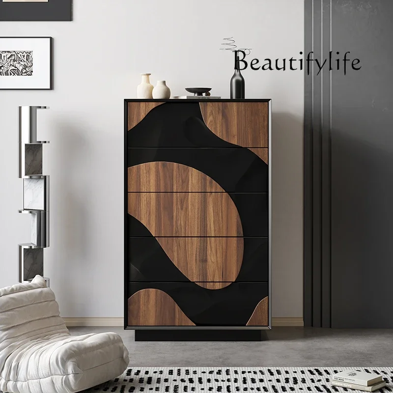 YZ Double Color, Antique Art, Porch Cabinet, Multi-functional Storage, Decorative Designer Style, High Sense