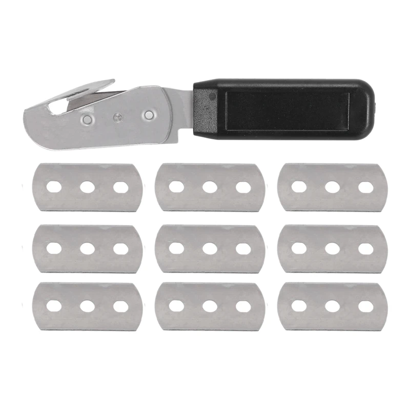 Vinyl Back Paper Slitter Cutter Manual Knife for Car Tinting and Backing Paper with 10 Extra Blade-A27I