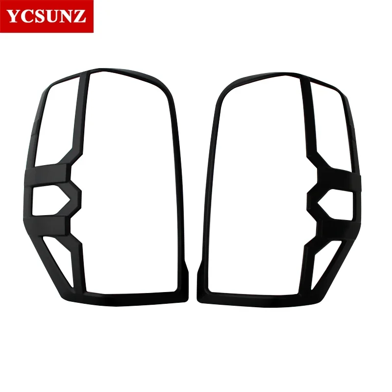 Tail lights Cover For Mitsubishi Triton L200 2019 2020 2021 Ram 1200 Strada Strakar Barbarian Rear Lamp Light Trim YCSUNZ