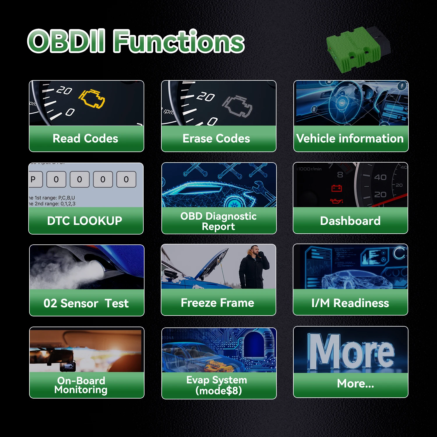 KONNWEI KW902 ELM327 V1.5 Bluetooth 5.0 OBD2 Scanner ELM 327 PIC18F25K80 Controllo motore Scanner per auto OBD 2 Lettore di codici diagnostici