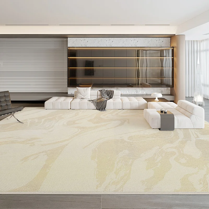 Large Area Bedroom Decor Anti-slip Carpet Cream Style Carpets for Living Room Fluffy Soft Lounge Floor Mat Home Thick Plush Rug