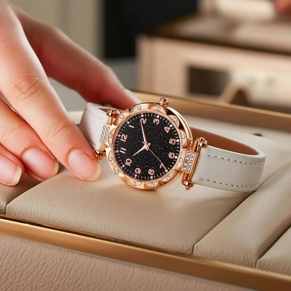 New Style High-End Ladies Wrist Watch Luxury Diamond Waterproof Luminous Women's Watch