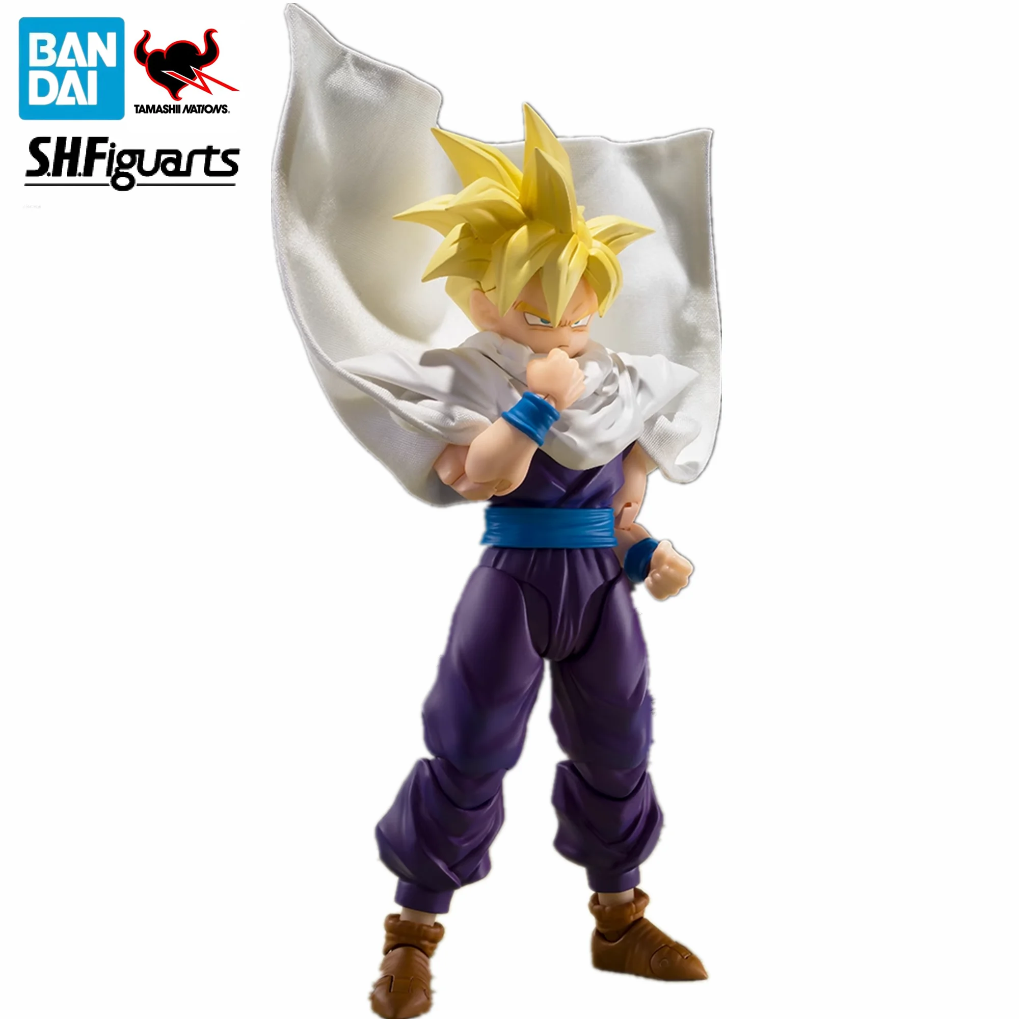 

Original Bandai S.H.Figuarts Super Saiyan Son Gohan Cell Anime Figure Toys Warriors Beyond Son Goku Dragon Ball PVC Model Gift