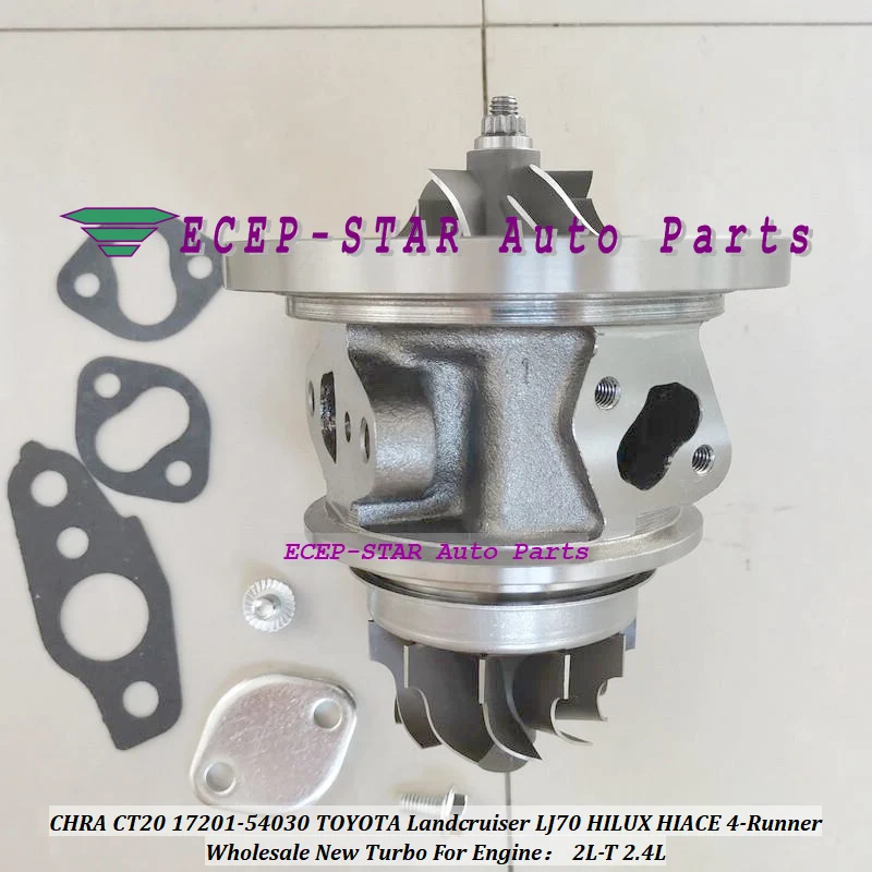 Turbo Cartridge CHRA CT20 17201-54030 17201 54030 Turbocharger For TOYOTA LANDCRUISER LJ70 1985-89 4-Runner 84- 2L-T 2LT 2L 2.4L