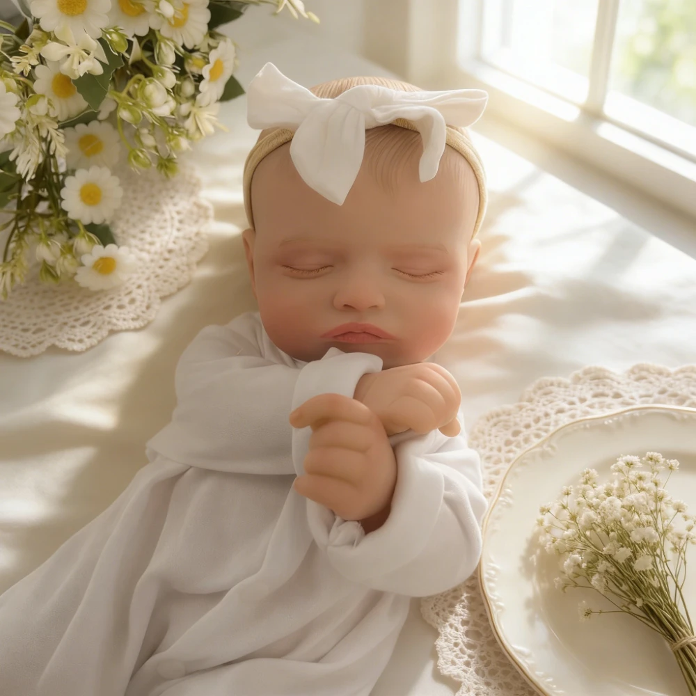 bzdoll-45cm-18inch-asleep-reborn-baby-doll-3d-paint-skin-with-blood-vessels-vinyl-limbs-cloth-body-handmade-birthday-toy