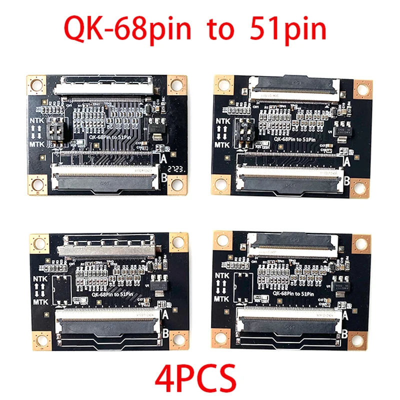 For LG 2 X 60pin UHD 51pin 2 X 68pin VB1 LCD screen adapter board 4K TV Adapter Samsung TV  QK96 TO 51P  QK-68PIN 60PIN TO 51pin