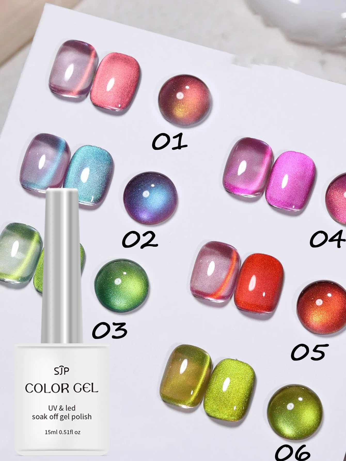 

15 мл гель-лак для ногтей «кошачий глаз» Nagellak Weken Van Uv Led Fluorescerende Kameleon Zomer Snoep Magnetische Nagelgellak