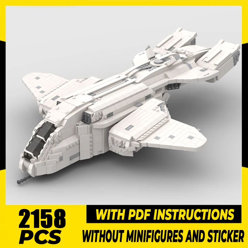 Military Series Moc Building Blocks  Boss Pelican Artic Variant Model Technology Fighter Brick  Assembly Toys Holiday Gifts