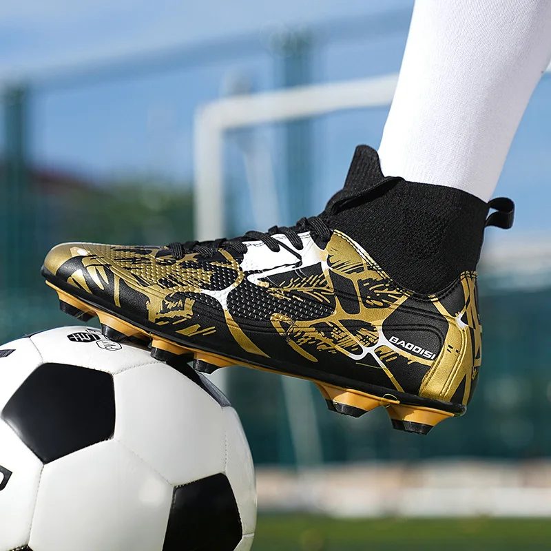 Picture 5: New Children Soccer Boots Sports Society Field Boy Football Shoes Futsal Fast Indoor Sneaker Original Ankle Cleats Football Boot