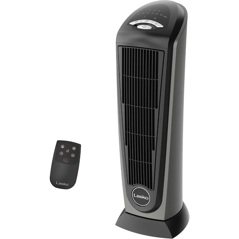 

Compact Indoor Electric Heater by Lasko, Ideal for Small Spaces with Remote Control