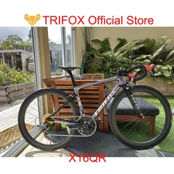 Carbon Bike Frame X16QR TRIFOX Official Store Rim/V Brake New Super Light Road Carbon Frame BSA/BB68 DPD Bike Super Light Frame