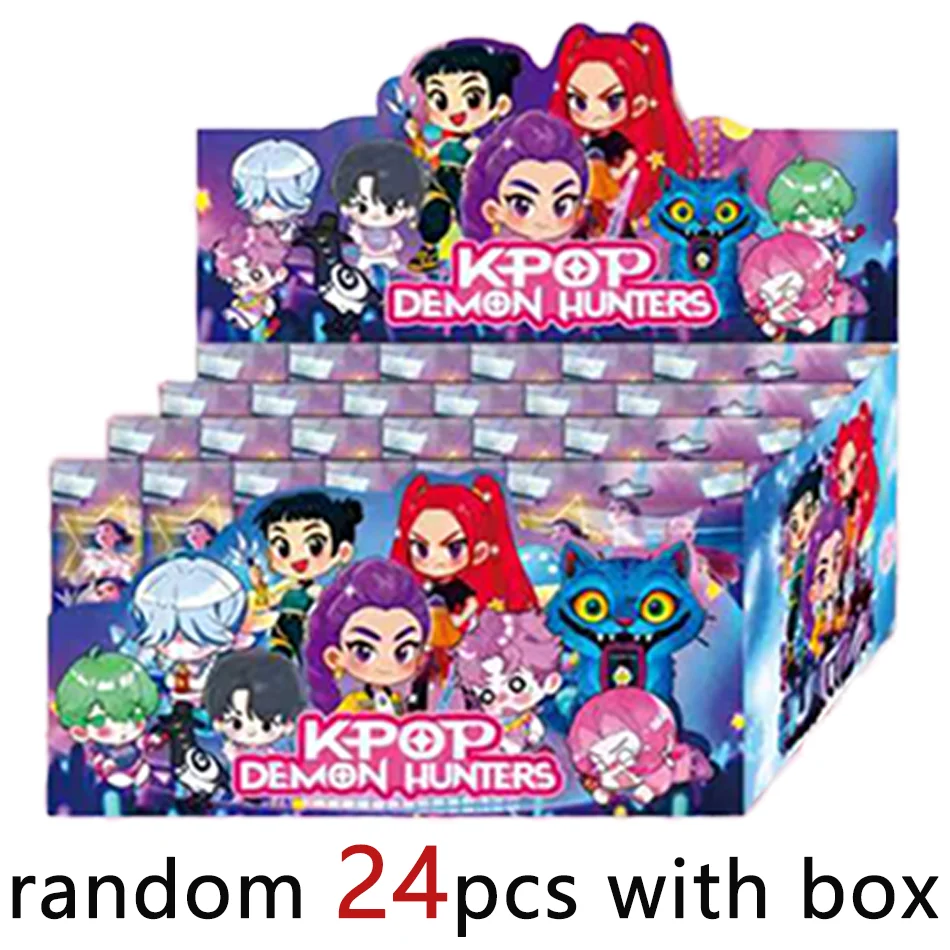 Kpop demon hunt box blind series figure cartoon toy model game peripherals halloween/christmas table decoration for kid giftk
