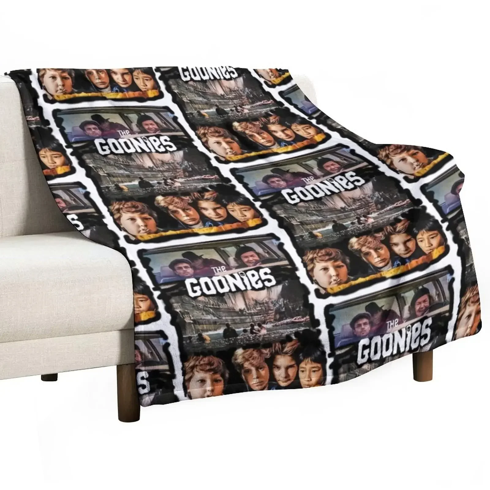 

the goonies print art Throw Blanket Cute Personalized Gift Blankets