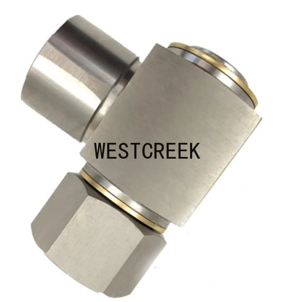 WESTCREEK 1-1/4 DN32 Hydraulic Rotary Joint Right Angle Stainless Steel Universal Joint 360 Degree High Pressure Rotary Joint Ro