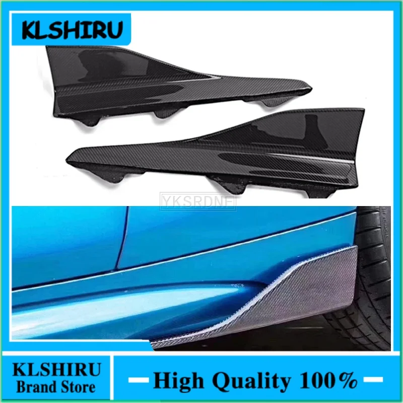 Voor Bmw E60 M5 F10 G30 F22 F23 F87 M2 F32 F33 F36 F82 M4 E90 E92 F30 M3 Carbon Fiber Side Rokken Sport Styling Side Spoiler