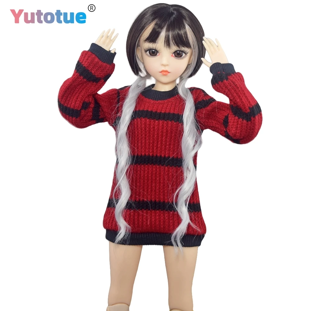 

YUTOTUE 1/3 BJD Doll Toy 60cm Large Girl Doll with Sweater Clothes Shoes Wigs Girls Gift