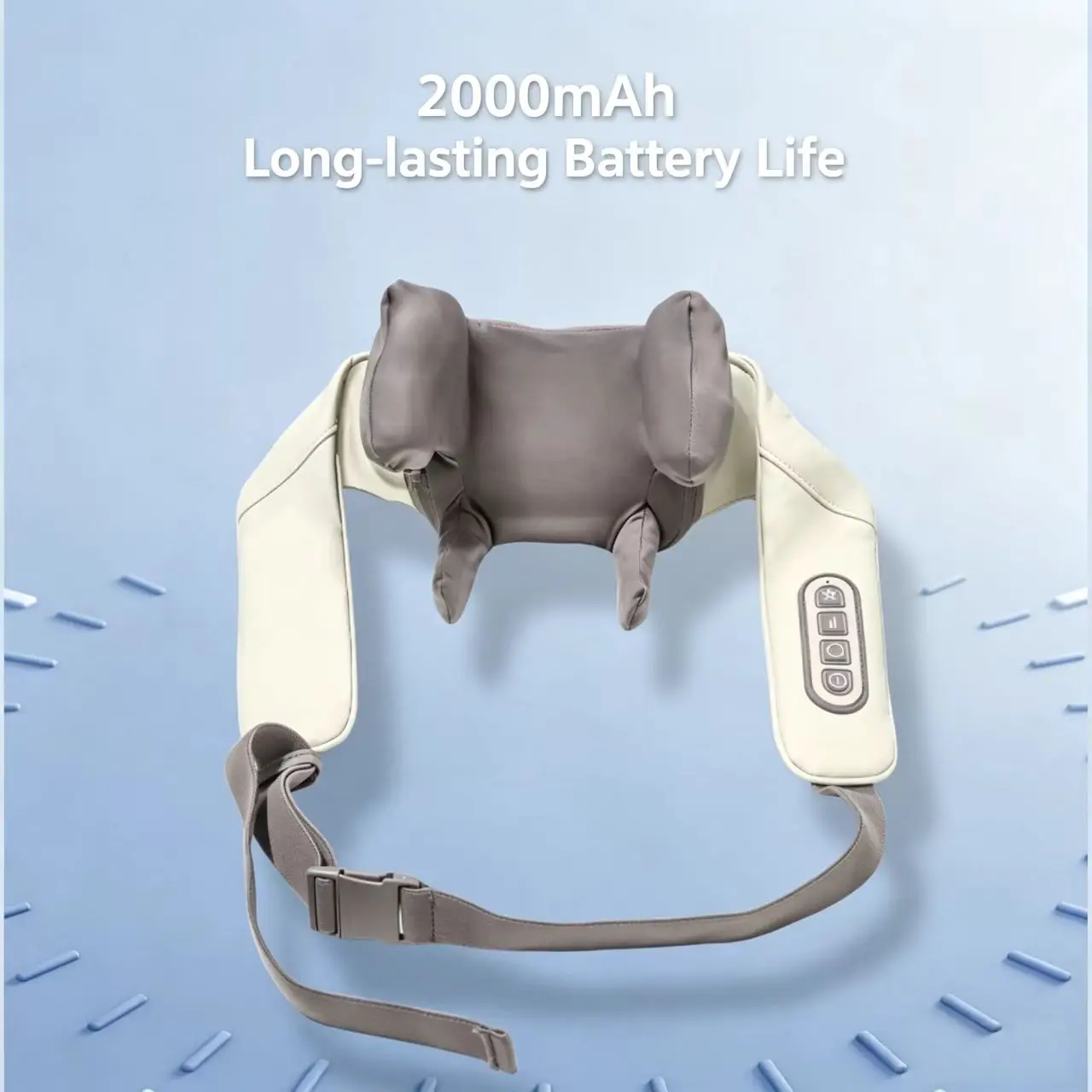 Multifunctional 3D Kneading Shoulder Neck Massager Shawl for Muscle Relief Fatigue Soothing Trapezius Pressure Release