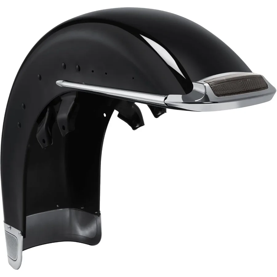 الحاجز الأمامي مع الزخارف مجموعة مصابيح طرف الدخان لـ Harley Touring FLHT Electra Glide Classic 8913 Road King Custom 0406 Tri