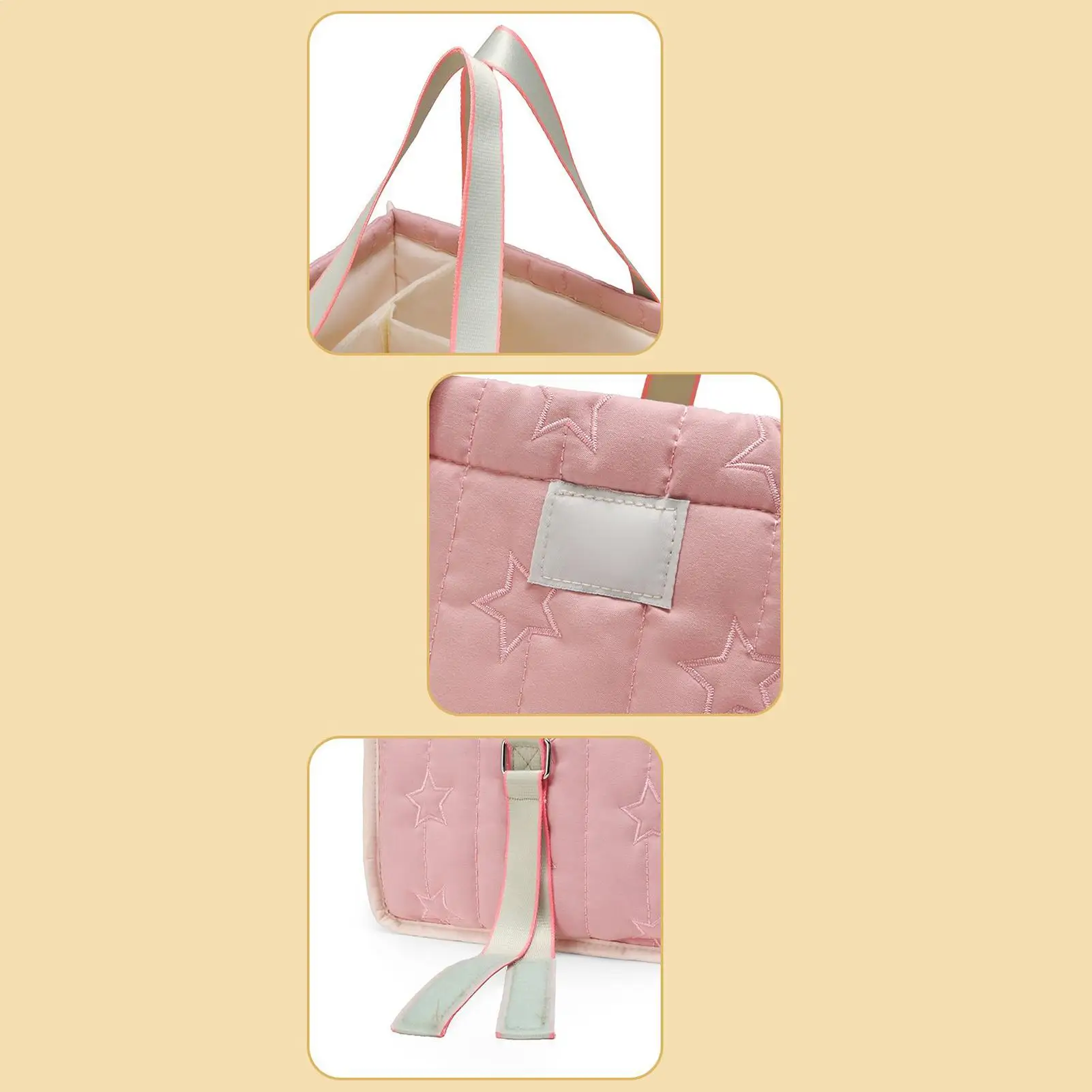 

Stroller Diaper Bag Lightweight Large Capacity Organizer Diaper Organizer Basket For Toddler Kids Women Dad Mother Travel