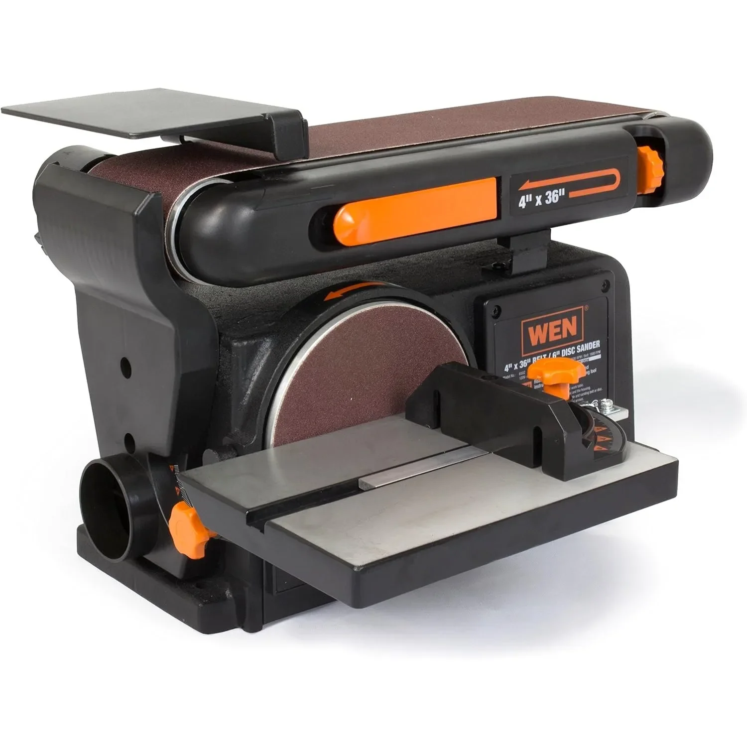 for Benchtop Belt and Disc Sander with 4 x 36 in. Belt, 6 in. Disc and Cast Iron Base (6502T)