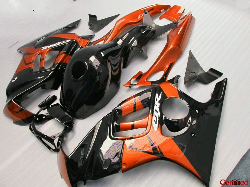 New Hot Fairing Kit For Honda CBR600 F3 97 98 Burnt Orange Black Fairings Set CBR600 F3 1997 1998 MD25