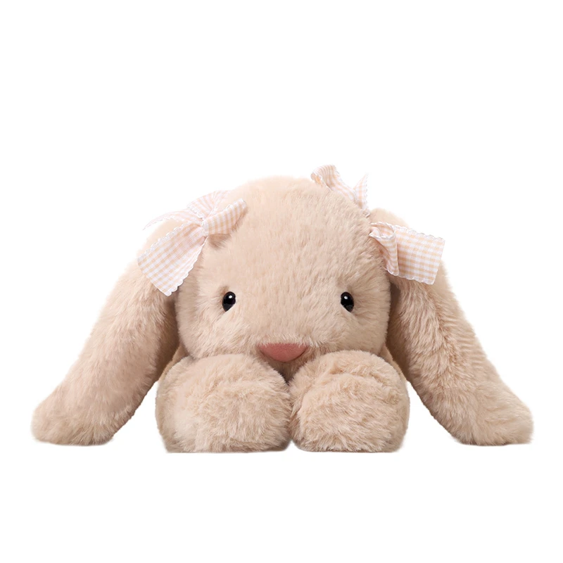 35cm Kawaii Lop Jimny Rabbit Plush Doll Long Ears Healing Pillow Soft Toy for Girls Birthday Back to School Gift